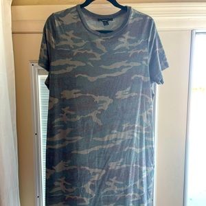 Camo T-shirt dress